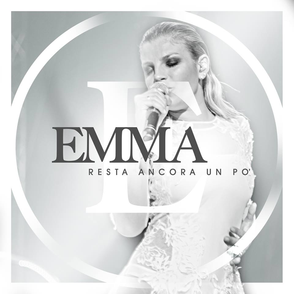 Cover art of Emma Marrone's latest single "Resta Ancora Un Po"